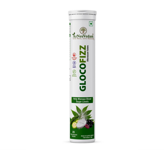 Gluco Fizz Tablets (Pack of 3 * 20 Tablets)