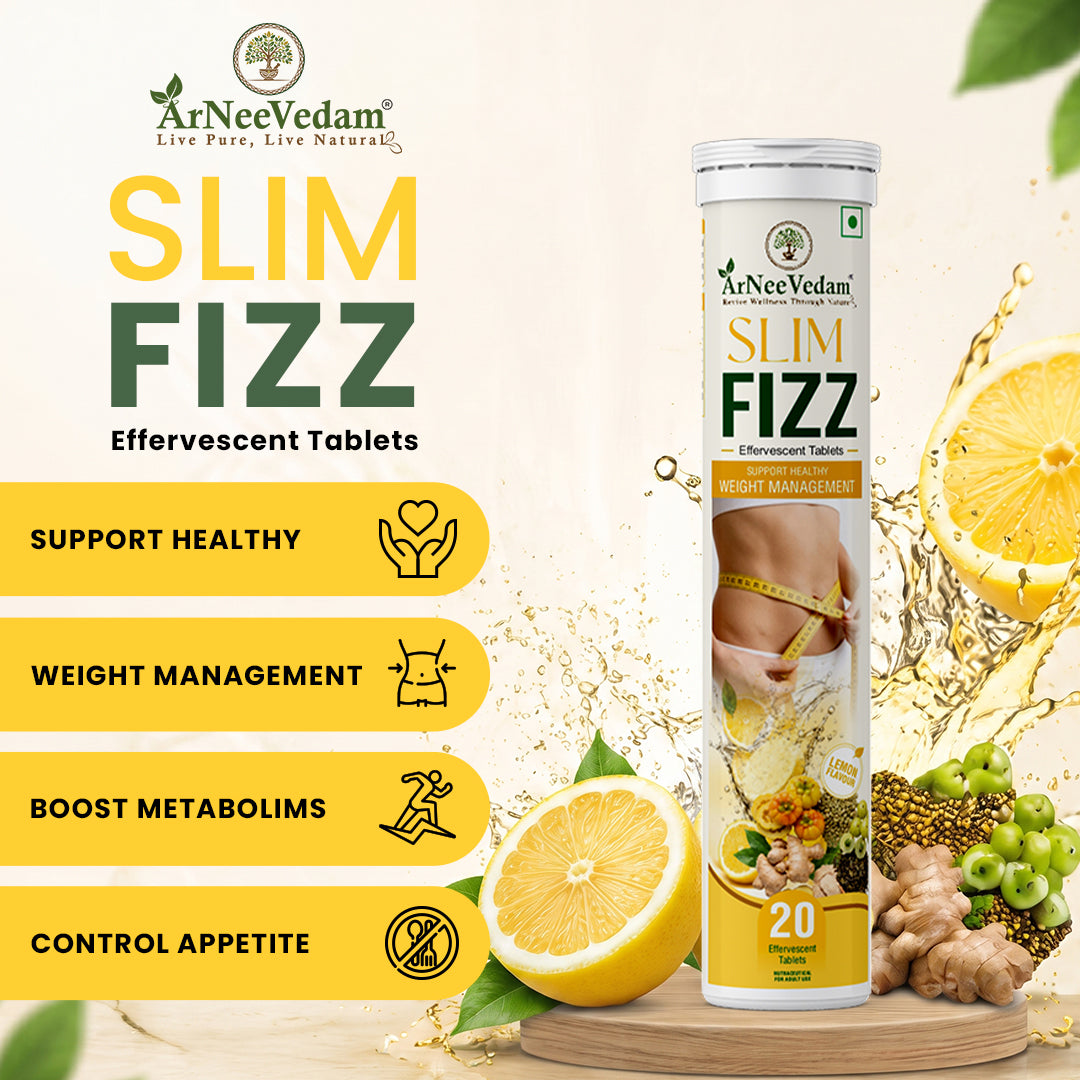 Slim Fizz Tablets (Pack of 3 * 20 Tablets)
