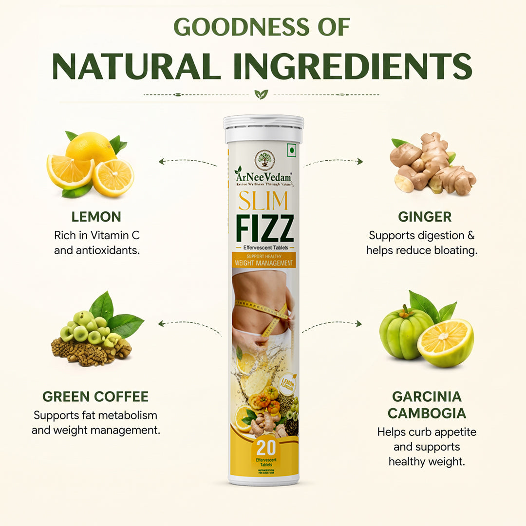 Slim Fizz Tablets (Pack of 3 * 20 Tablets)