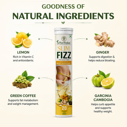 Slim Fizz Tablets (Pack of 3 * 20 Tablets)